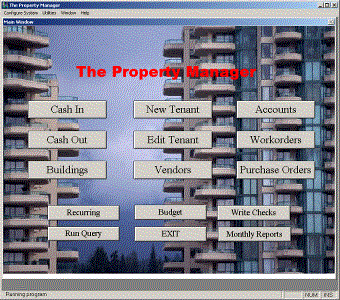 enterprise property management software main screen