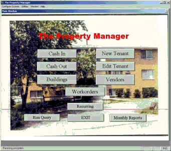 standard
property management software main screen